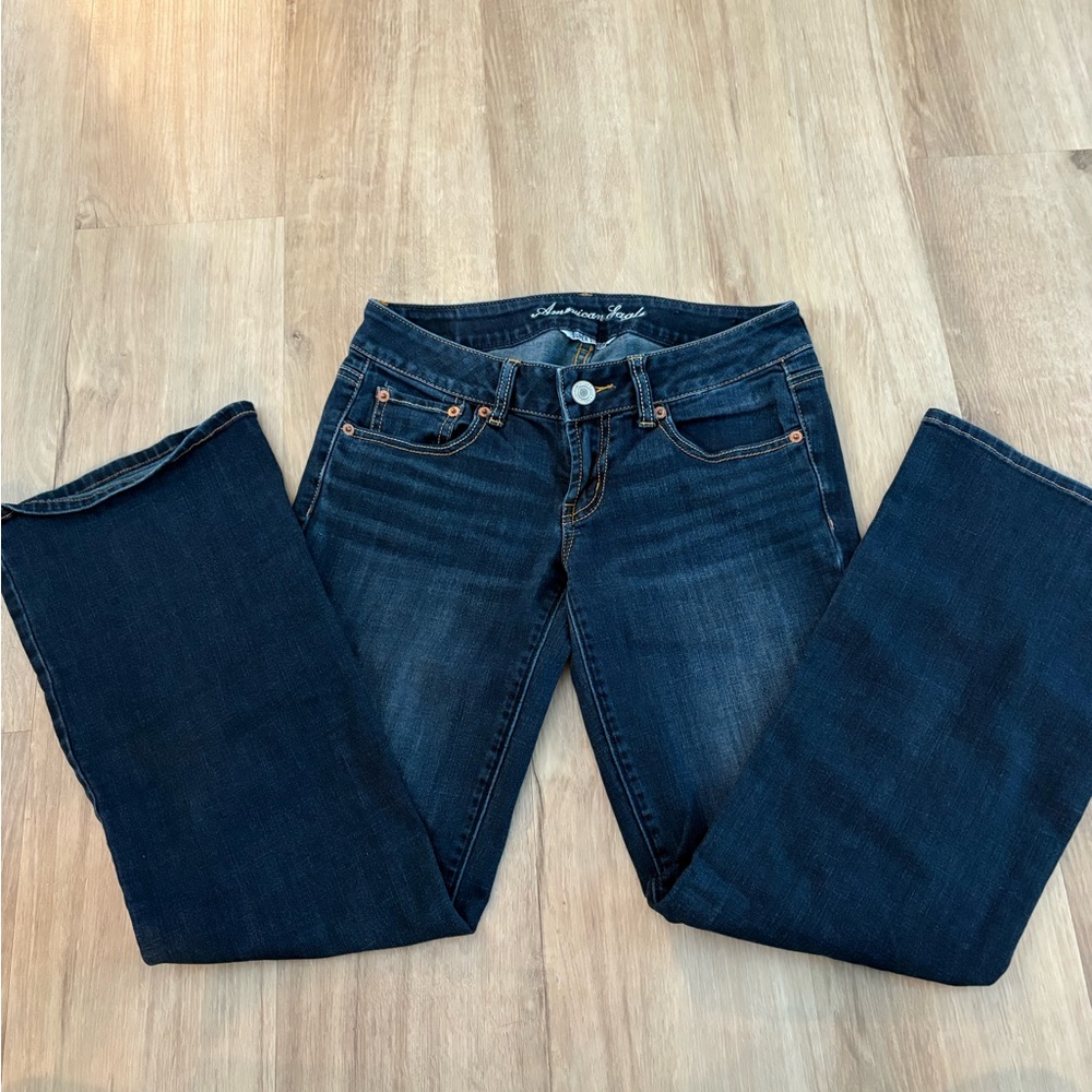 American Eagle Outfitters Indigo Boyfriend Jeans - Picture 2 of 4